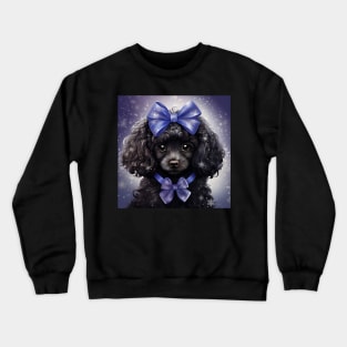 Bowy Poodle Crewneck Sweatshirt